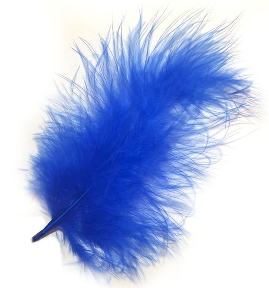 Marabou Feathers .25oz-Royal Blue 