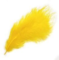 Yellow Marabou Feathers