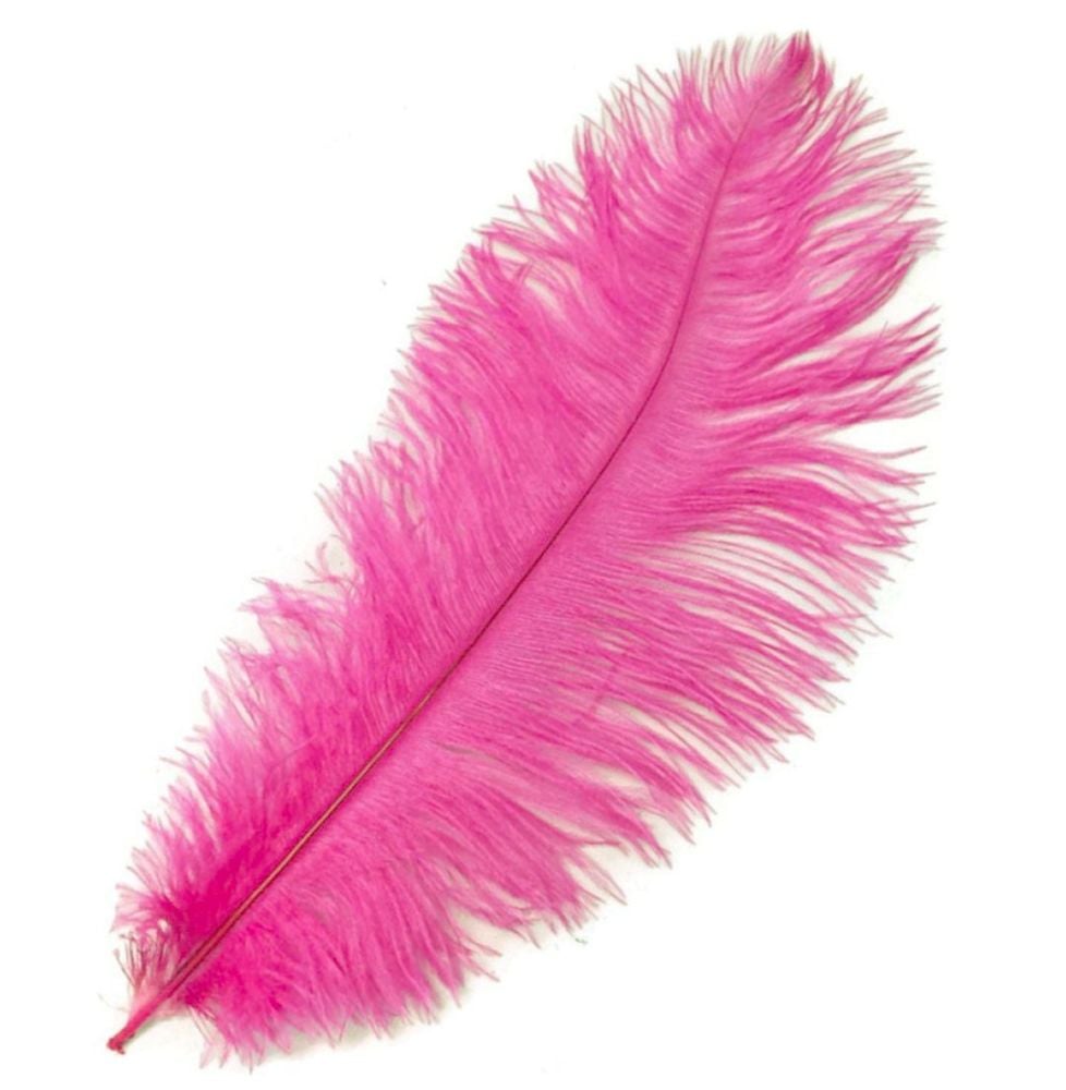 Hot Pink Ostrich Feather