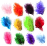 Assorted Marabou Feathers - Small