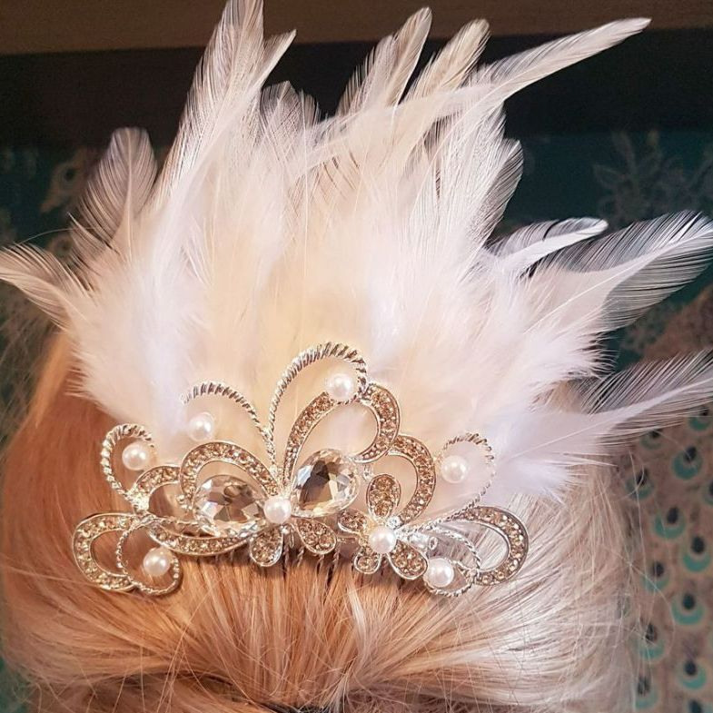 Feather Bridal Hair Accessories