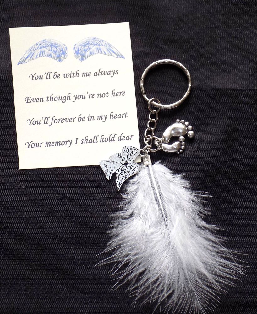 Feather Keyring Keepsakes