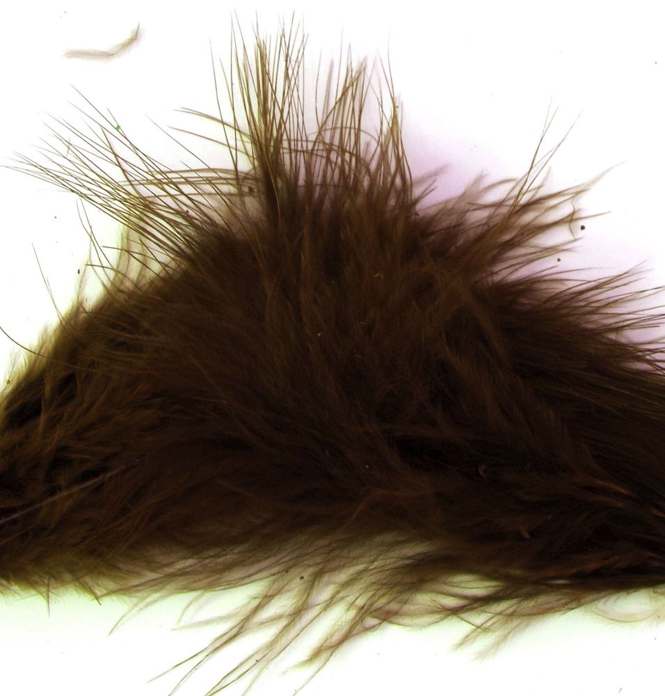 Brown Medium Marabou Feathers