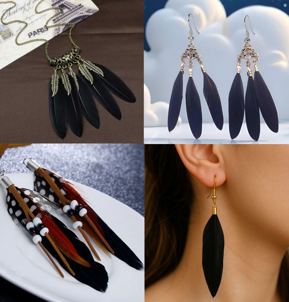 Black Feather Jewellery
