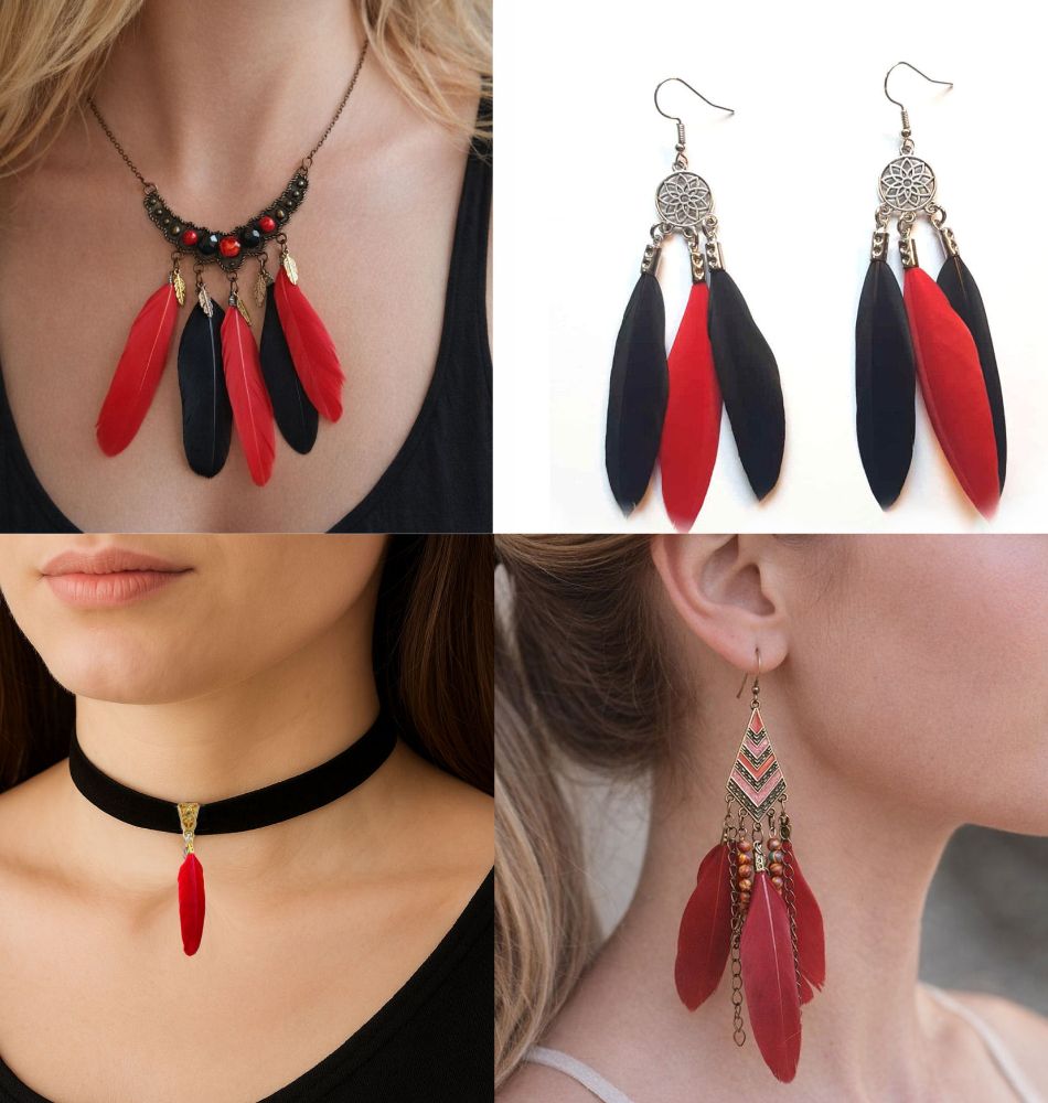 Red Feather Jewellery