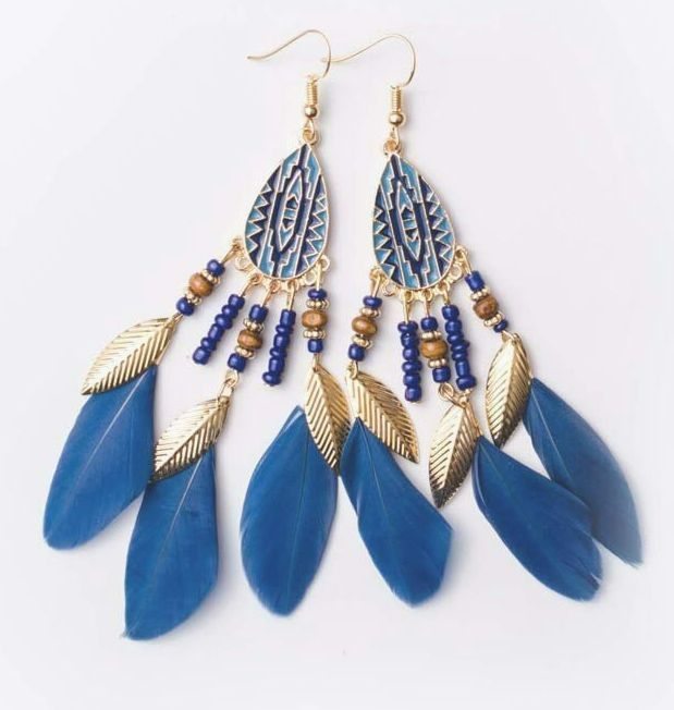 Blue Feather Jewellery
