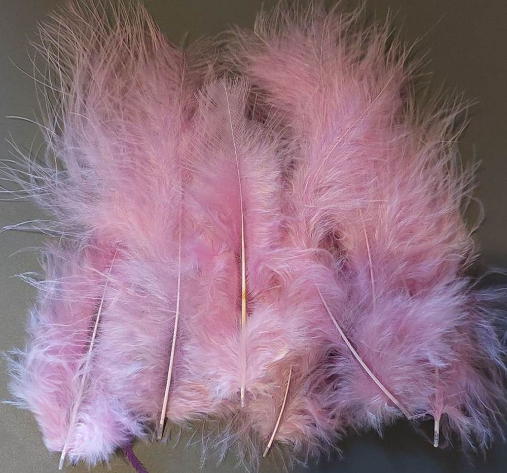 Orchid Lilac Medium Marabou Feathers (Seconds)