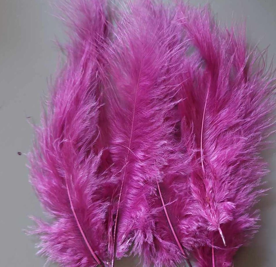 Plum Purple Medium Marabou Feathers (Seconds)