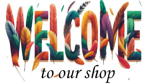 Welcome to our shop made out of feathers