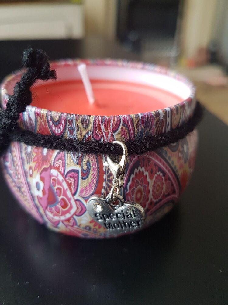 Mother Scented Candle Tin - Handmade with Hand Blended Fruit Cocktail and Sweet Vanilla Fragrances