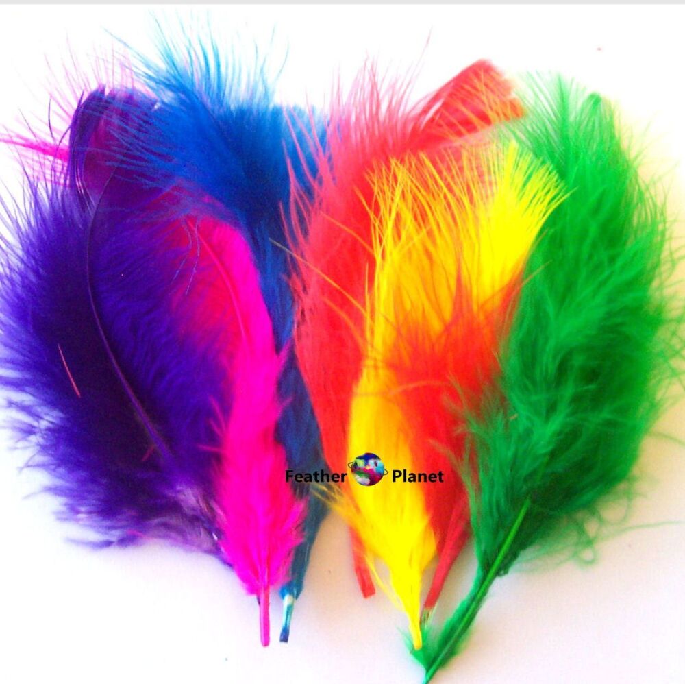 Marabou Feather Mix (20-25 Pack) - Craft & Create - Needs a Little TLC