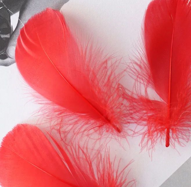 Red Goose Coquille Feathers x 25
