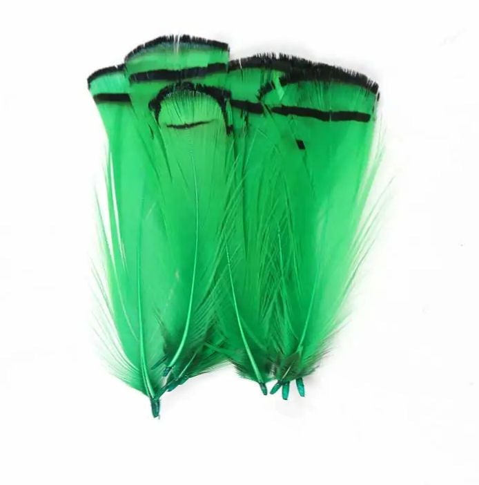 Green Partridge Chakur Feathers