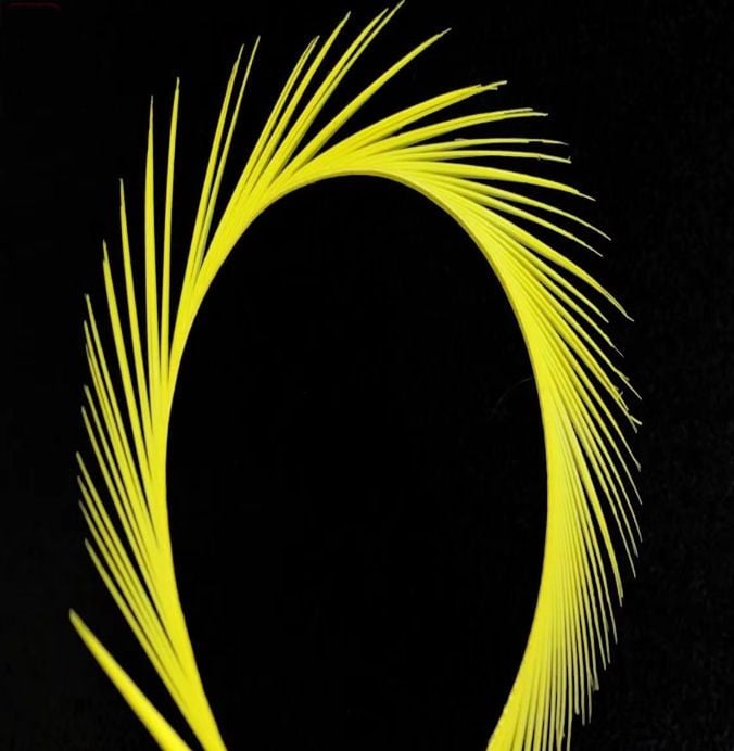 Yellow Goose Biot Feather