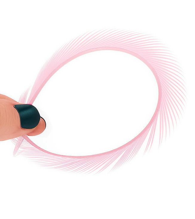 Baby Pink Goose Biot Feather (Single)