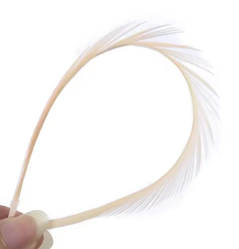 Ivory Goose Biot Feather