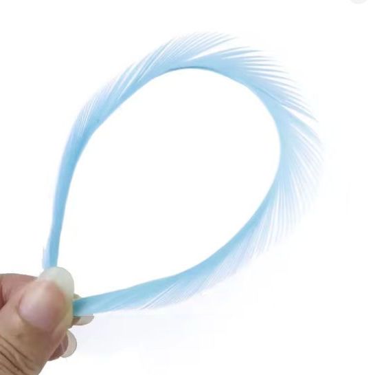 Baby Blue Goose Biot Feather (Single)