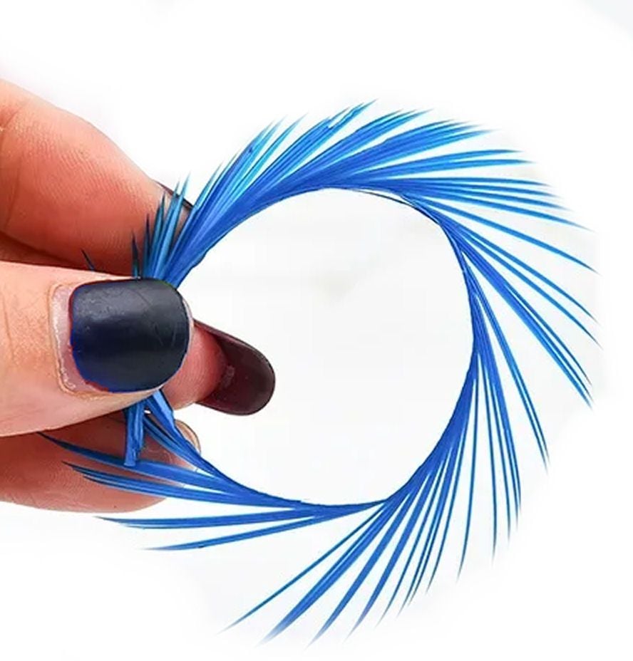 Mediterranean Blue Goose Biot Feather