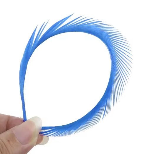 Light Blue Goose Biot Feather (Single)