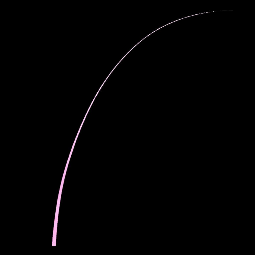 Candy Pink Stripped Ostrich Quill Spine Feather – 45–55cm