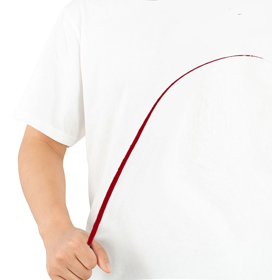 Red Wine Stripped Ostrich Quill Spine Feather – 45–55cm