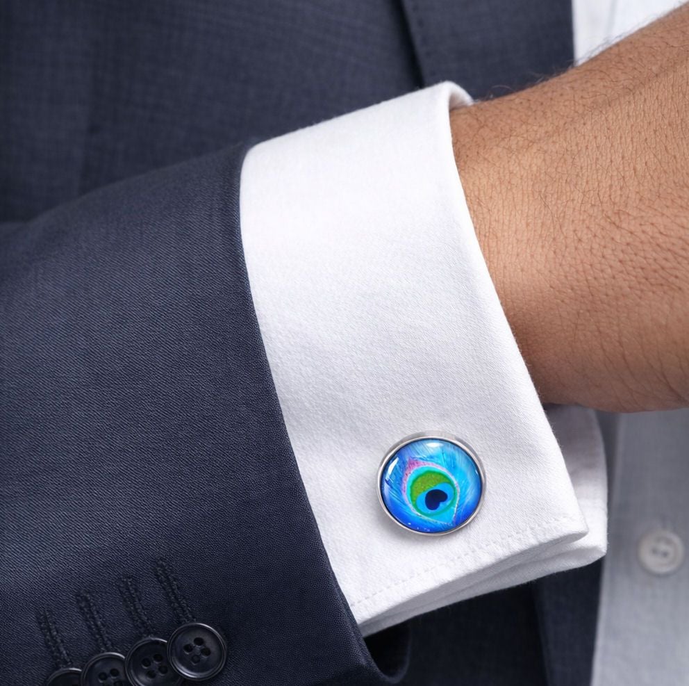 Feather Themed Cufflinks