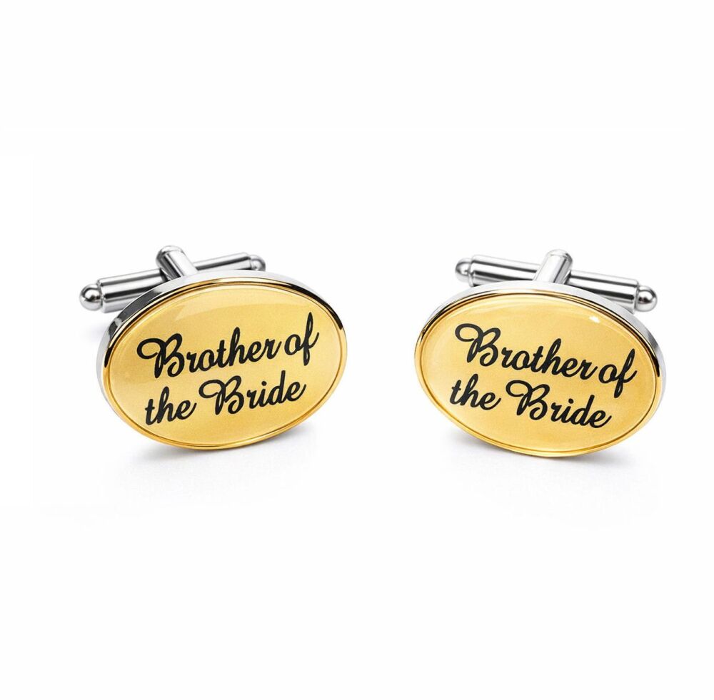 Brother of the Bride Wedding Shirt Cufflinks