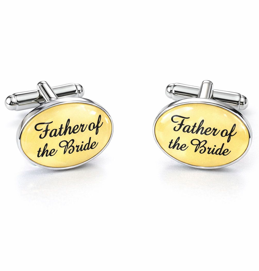Father of the Bride Wedding Shirt Cufflinks
