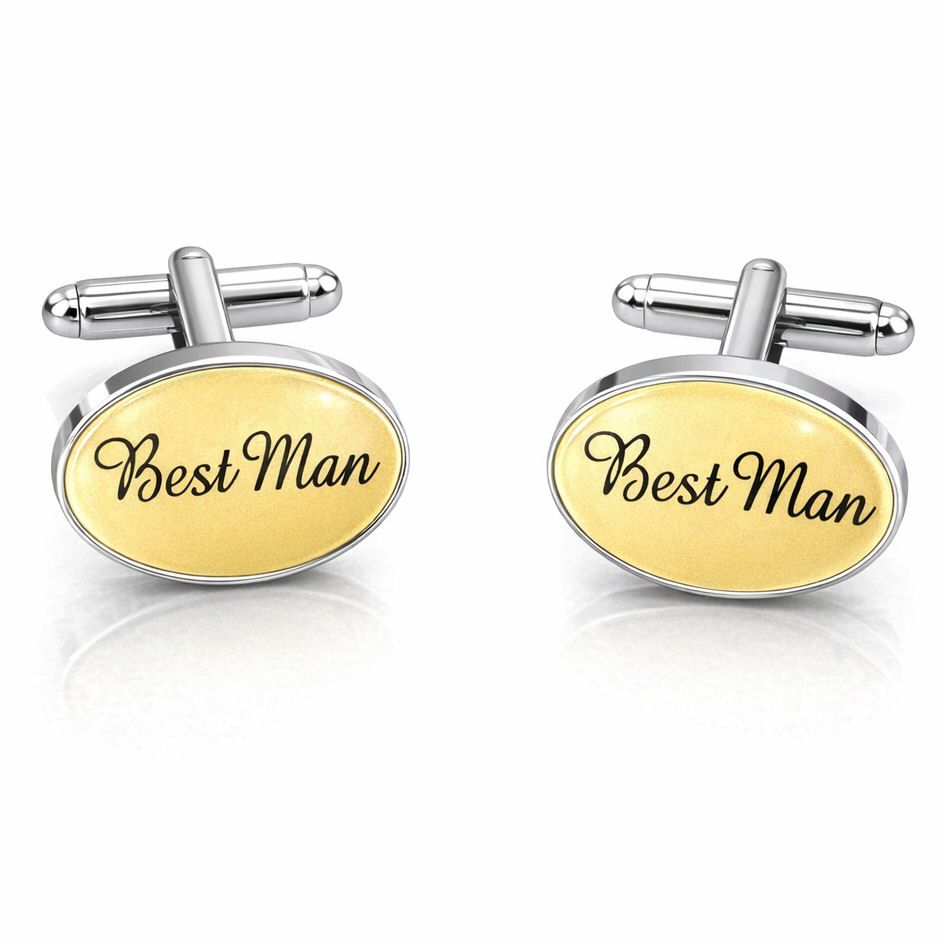 Best Man Wedding Shirt Cufflinks