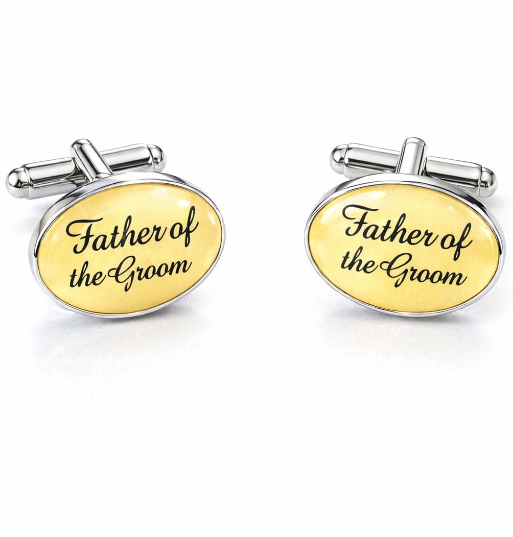 Father of the Groom Wedding Shirt Cufflinks