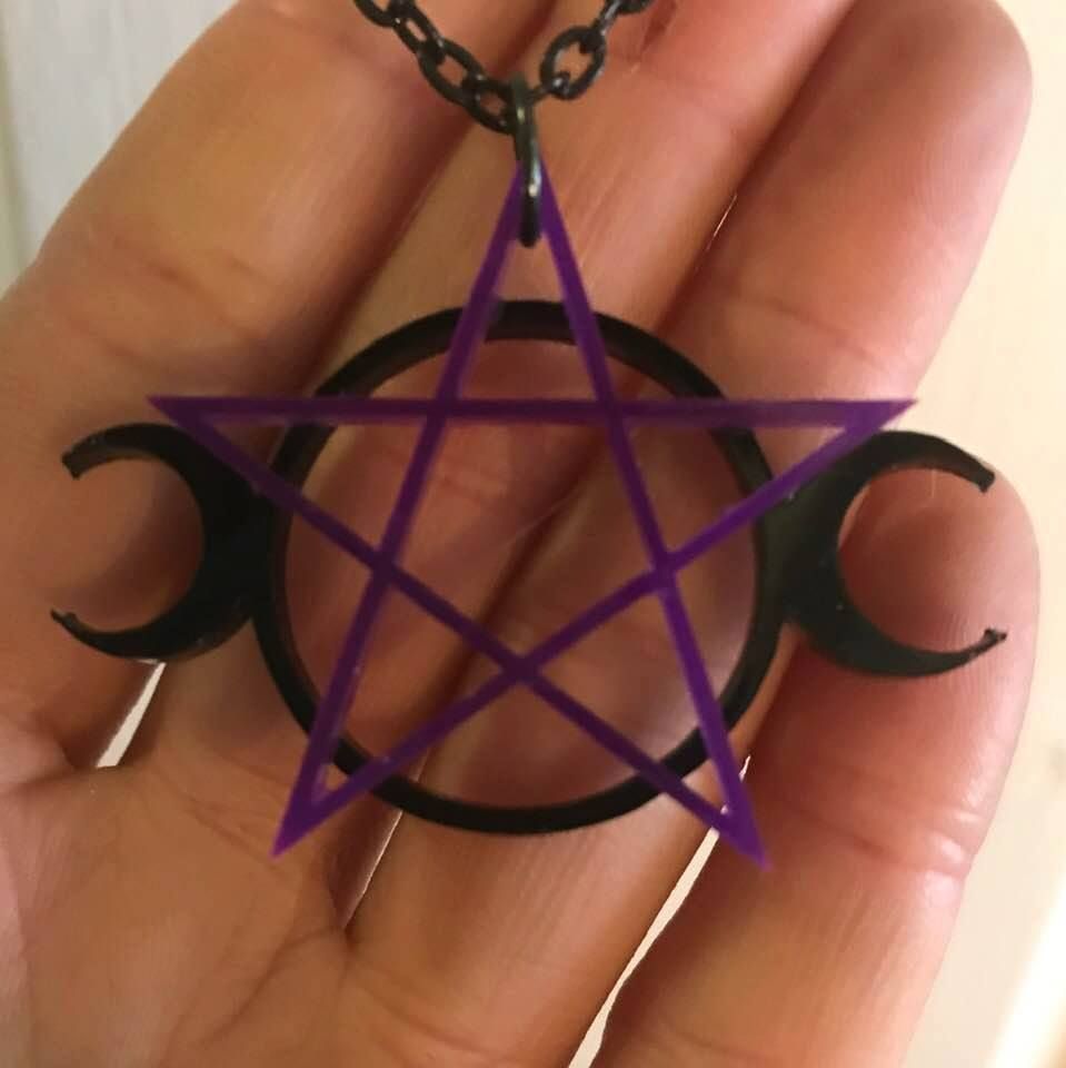 Pentacle Goddess Necklace