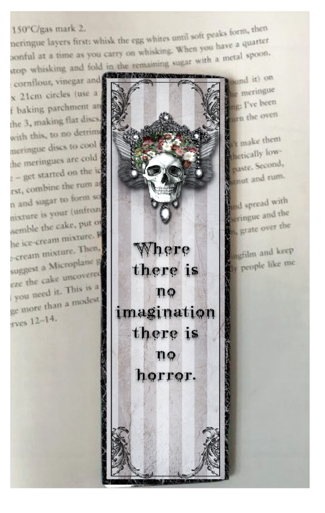 No Imagination Bookmark