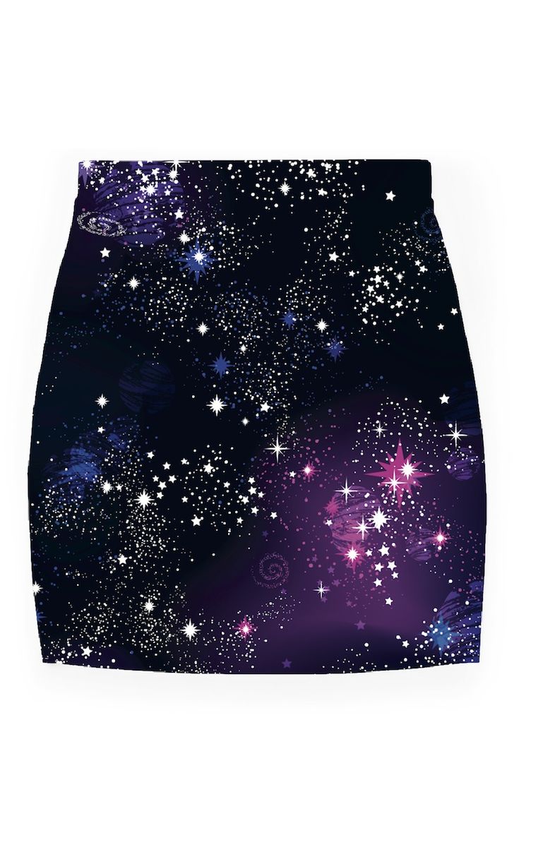 Cosmic Pencil Skirt