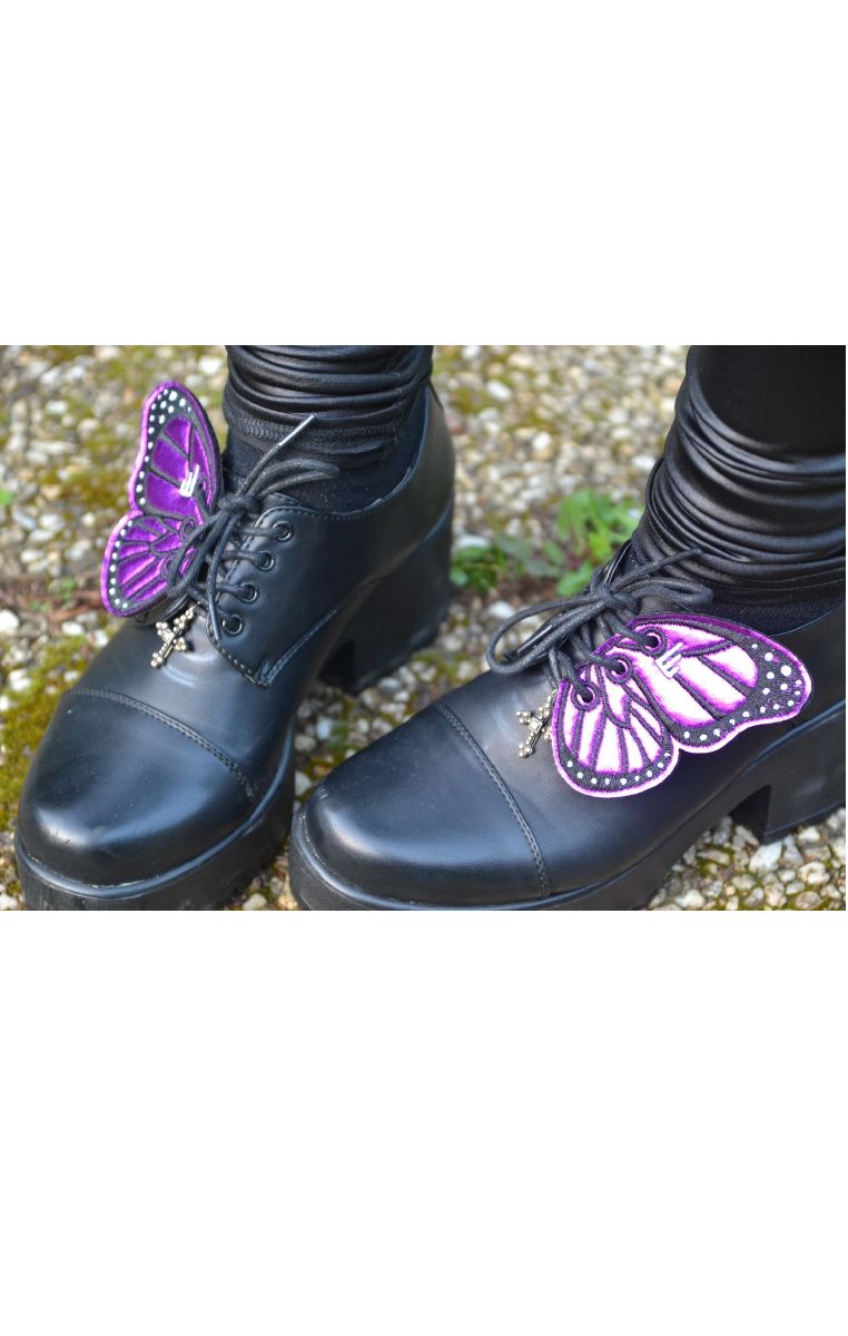 butterfly shoe wings