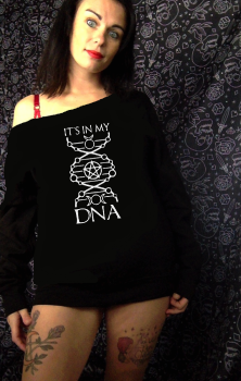 In My DNA Off Shoulder Sweatshirt