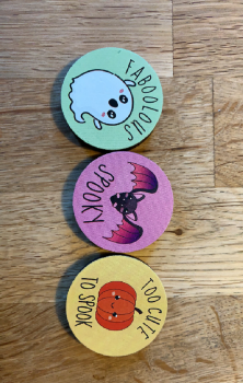 Set Of 3 Spooky Magnets