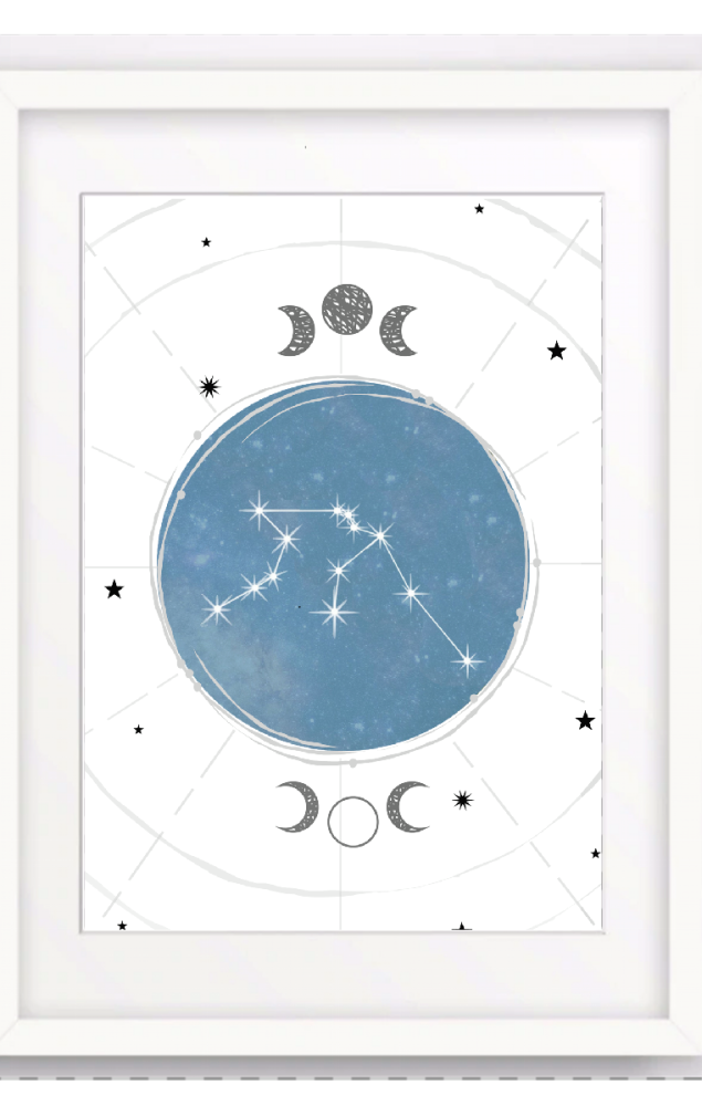 Constellation A Print 