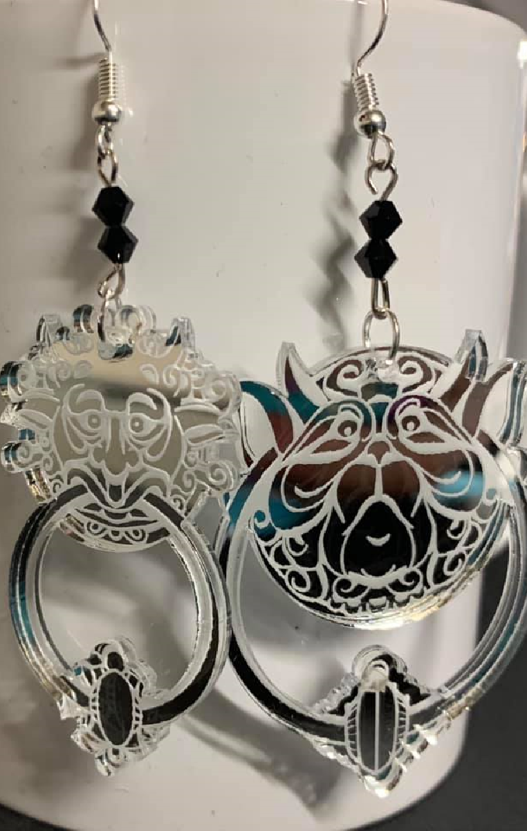 Knockers Earrings - Labyrinth Inspired