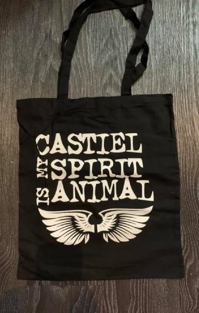 Castiel Is My Spirit Animal Tote Bag