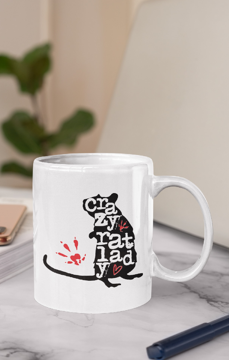Crazy Rat Lady Ceramic Mug