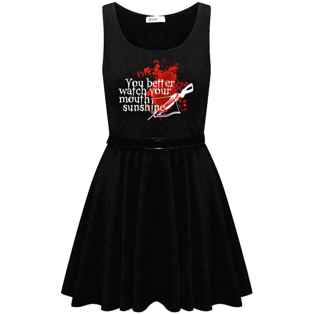 The Walking Dead Skater Dress With Belt