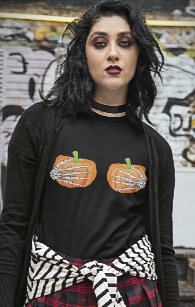 Pumpkin Boobs T Shirt