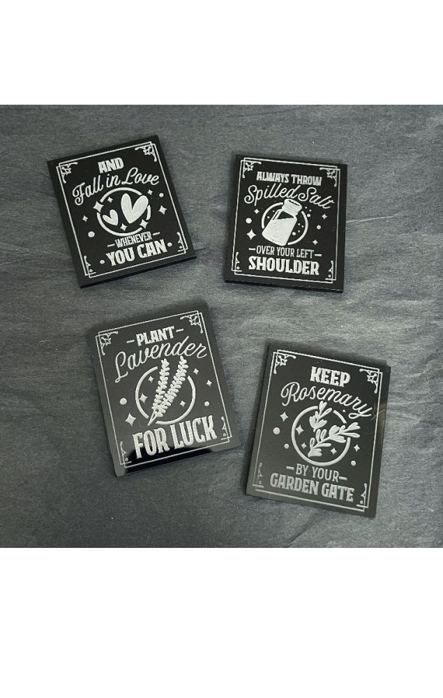 Witch Rules Set Of 4 Magnets