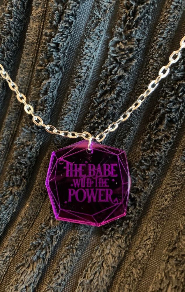 Babe With The Power Crystal Necklace RRP £6.99