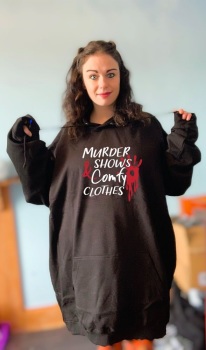 Murder Shows And Comfy Clothes Huge Hoodie