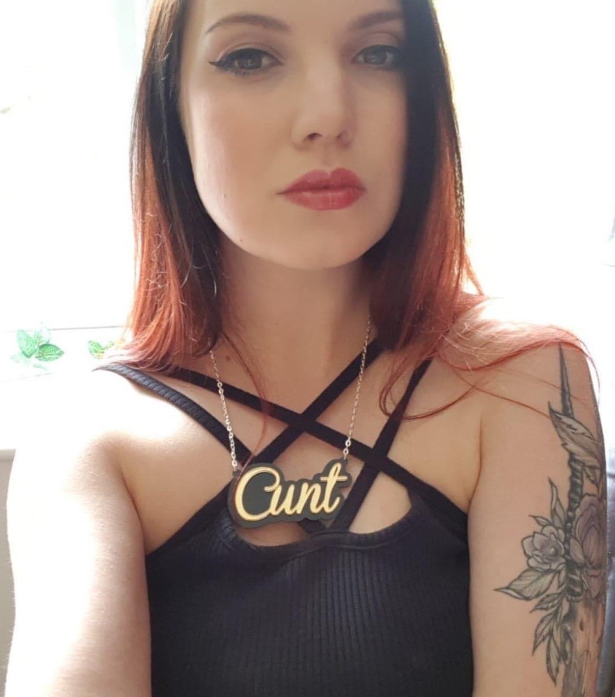 Cunt Double Layer  Necklace