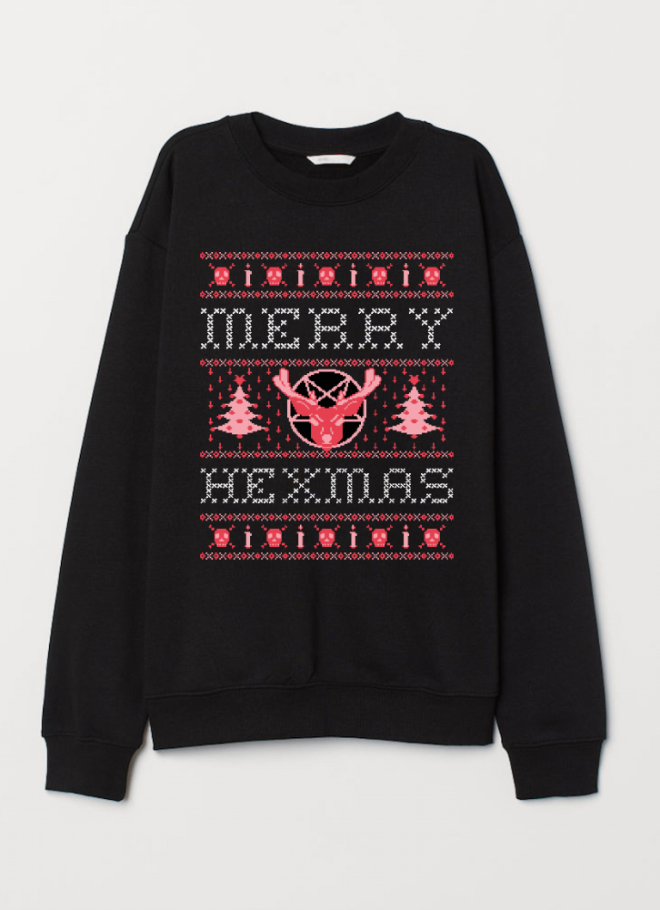 Merry Hexmas Ugly Christmas Sweatshirt