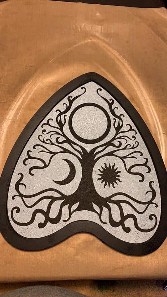 Tree Of Life Print Planchette Pin Board (with free Hocus Pocus pin set)