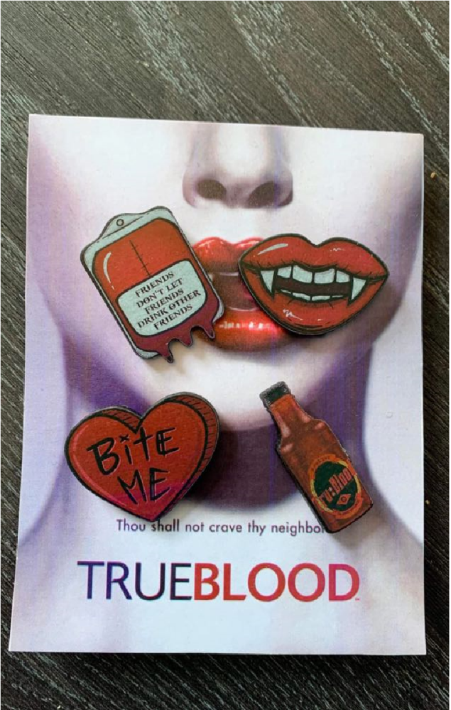 True Blood 4 Pin Set