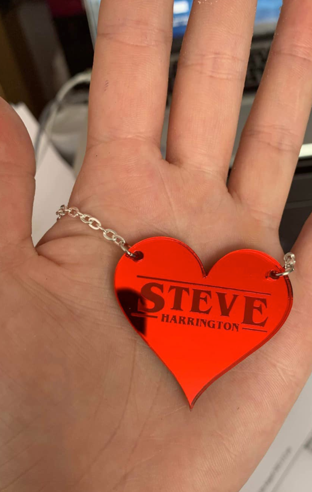 Stranger Things Heart Necklace